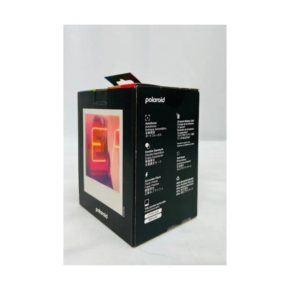 NWB! Polaroid Now‎ 2nd Generation I Type Instant Film Camera Black & White